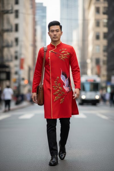 thuê áo dài nam hcm