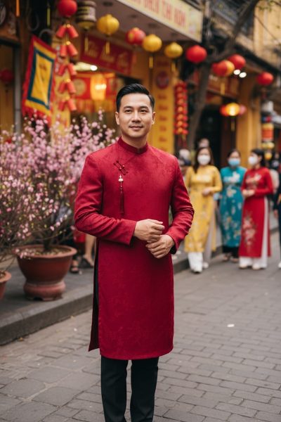 thuê áo dài nam hcm