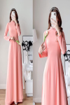 thuê áo dài hồng dâu