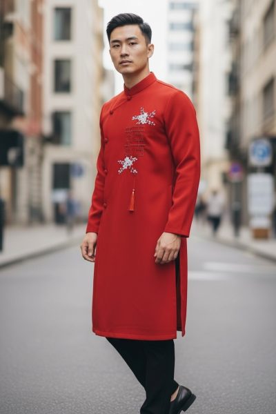 thuê áo dài nam hcm