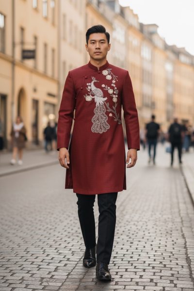 thuê áo dài nam hcm