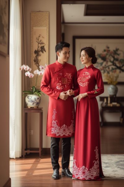 thuê áo dài cặp hcm