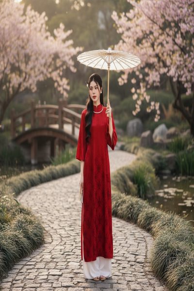 thuê áo dài cách tân