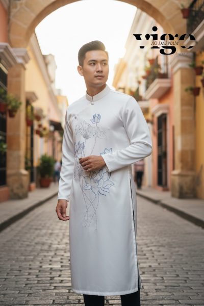 thuê áo dài nam hcm