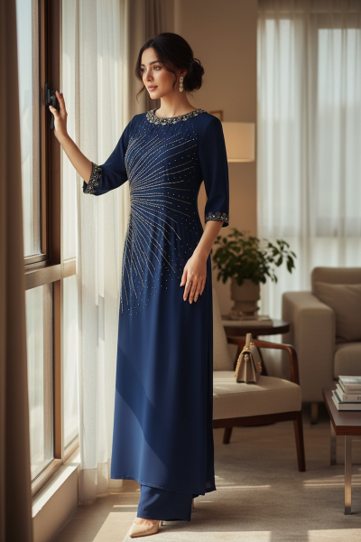 thuê áo dài trung niên