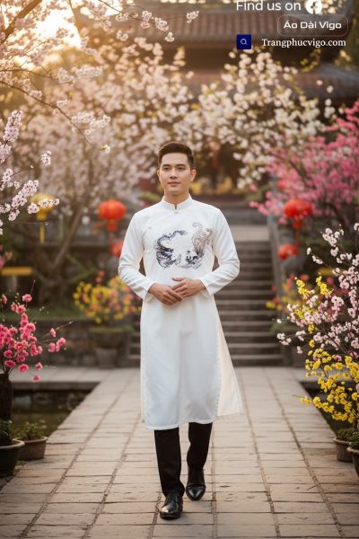 thuê áo dài nam hcm